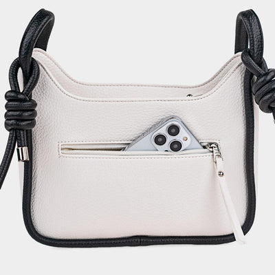 Bolso Bandolera Lois Duluth Blanco/Negro