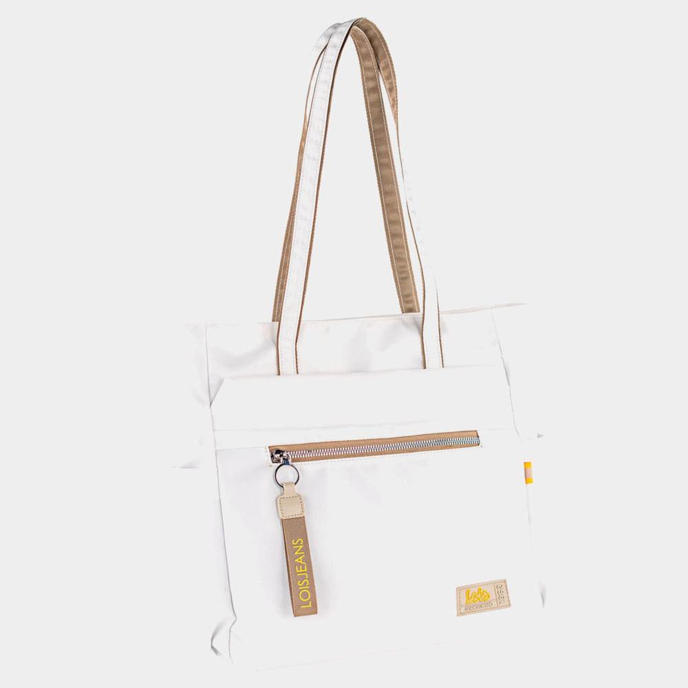 Bolso Shopper Lois Aylmer Blanco
