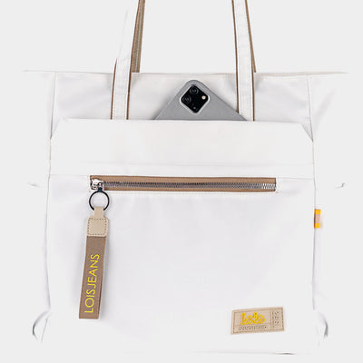 Bolso Shopper Lois Aylmer Blanco