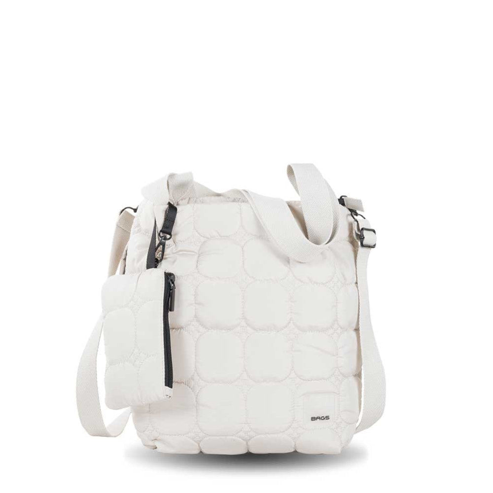 Bolso de Hombro con Bandolera monedero extraíble Ventis color Blanco roto