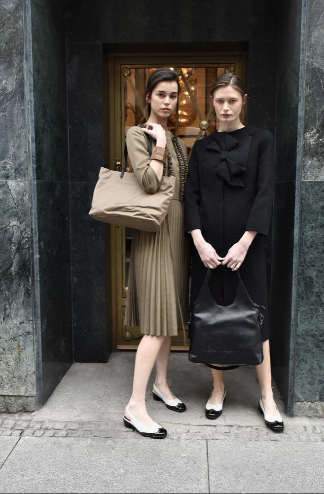 Bolso de hombro con Bandolera Devota & Lomba Ground Negro