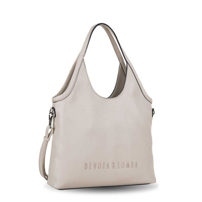 Bolso de hombro con Bandolera Devota & Lomba Ground Taupe