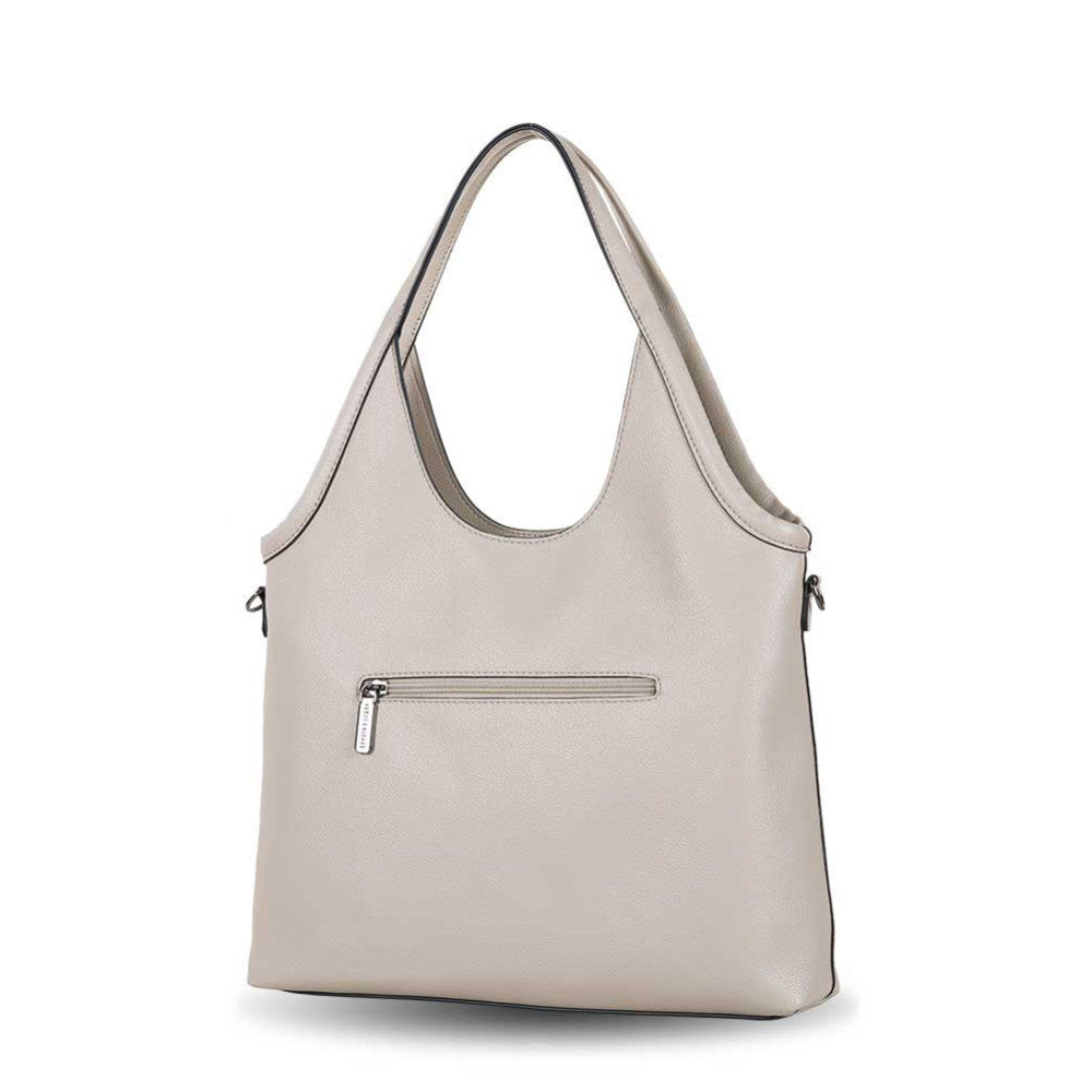 Bolso de hombro con Bandolera Devota & Lomba Ground Taupe