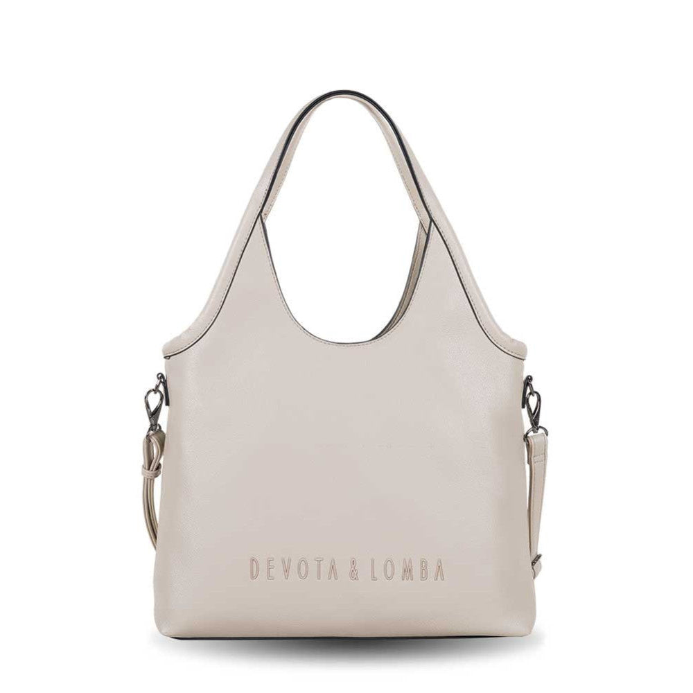 Bolso de hombro con Bandolera Devota & Lomba Ground Taupe