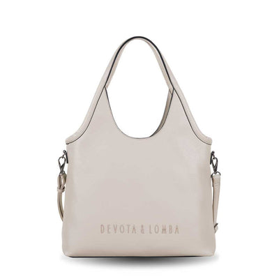 Bolso de hombro con Bandolera Devota & Lomba Ground Taupe
