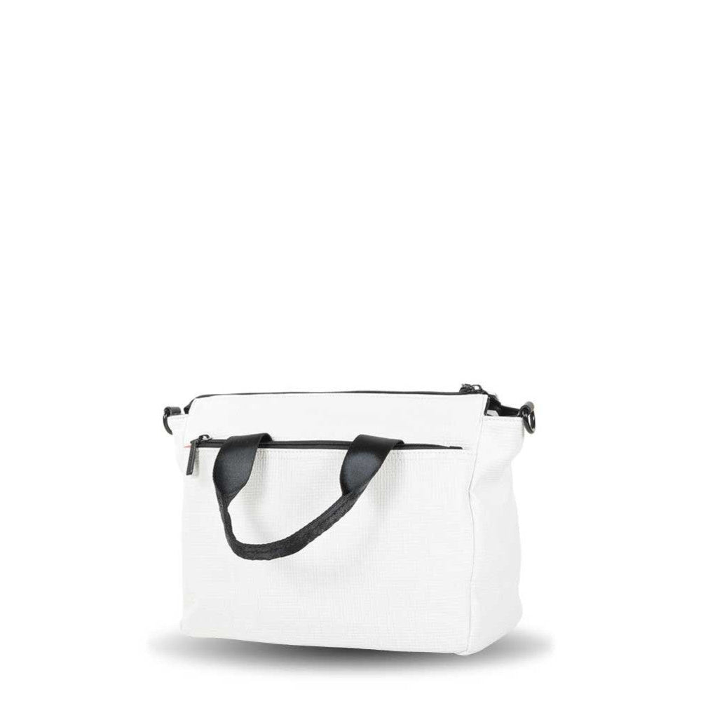 Bolso con Bandolera Devota & Lomba Plot color Blanco roto