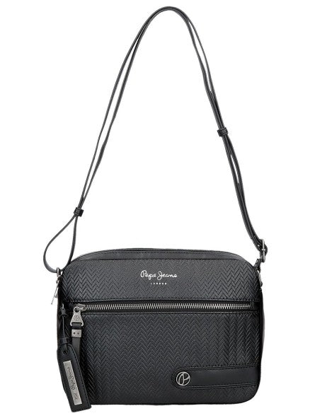 Bolso Bandolera doble compartimento Pepe Jeans Sprig Negro