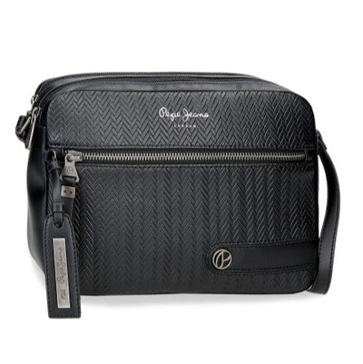 Bolso Bandolera doble compartimento Pepe Jeans Sprig Negro