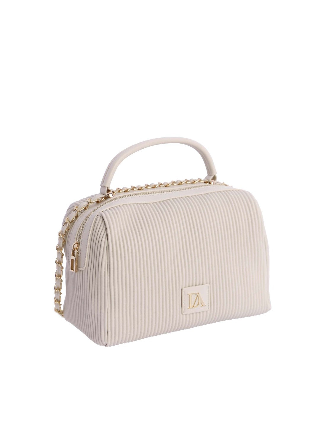 Bolso de Mano con Bandolera Don Algodón Noemi Marfil