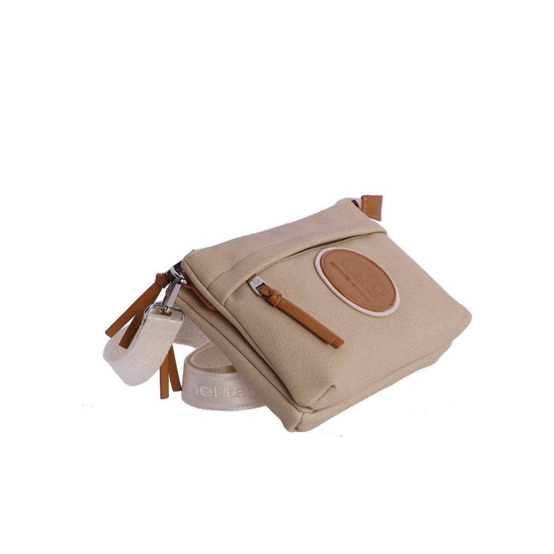 Bandolera doble compartimento Coronel Tapiocca Biella Beige