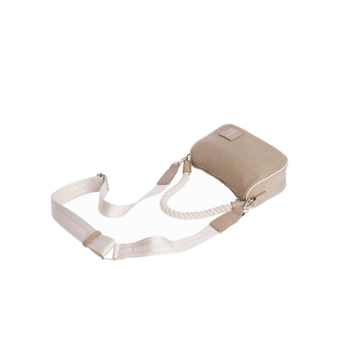 Bolso de hombro con bandolera Coronel Tapiocca Chamonix Beige