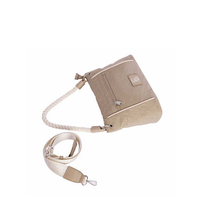 Bolso de hombro con bandolera Coronel Tapiocca Magland Beige