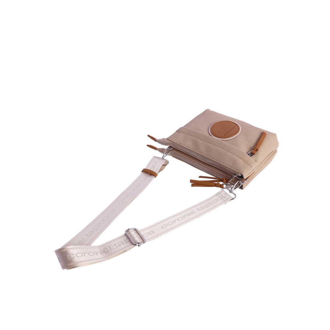 Bandolera doble compartimento Coronel Tapiocca Biella Beige