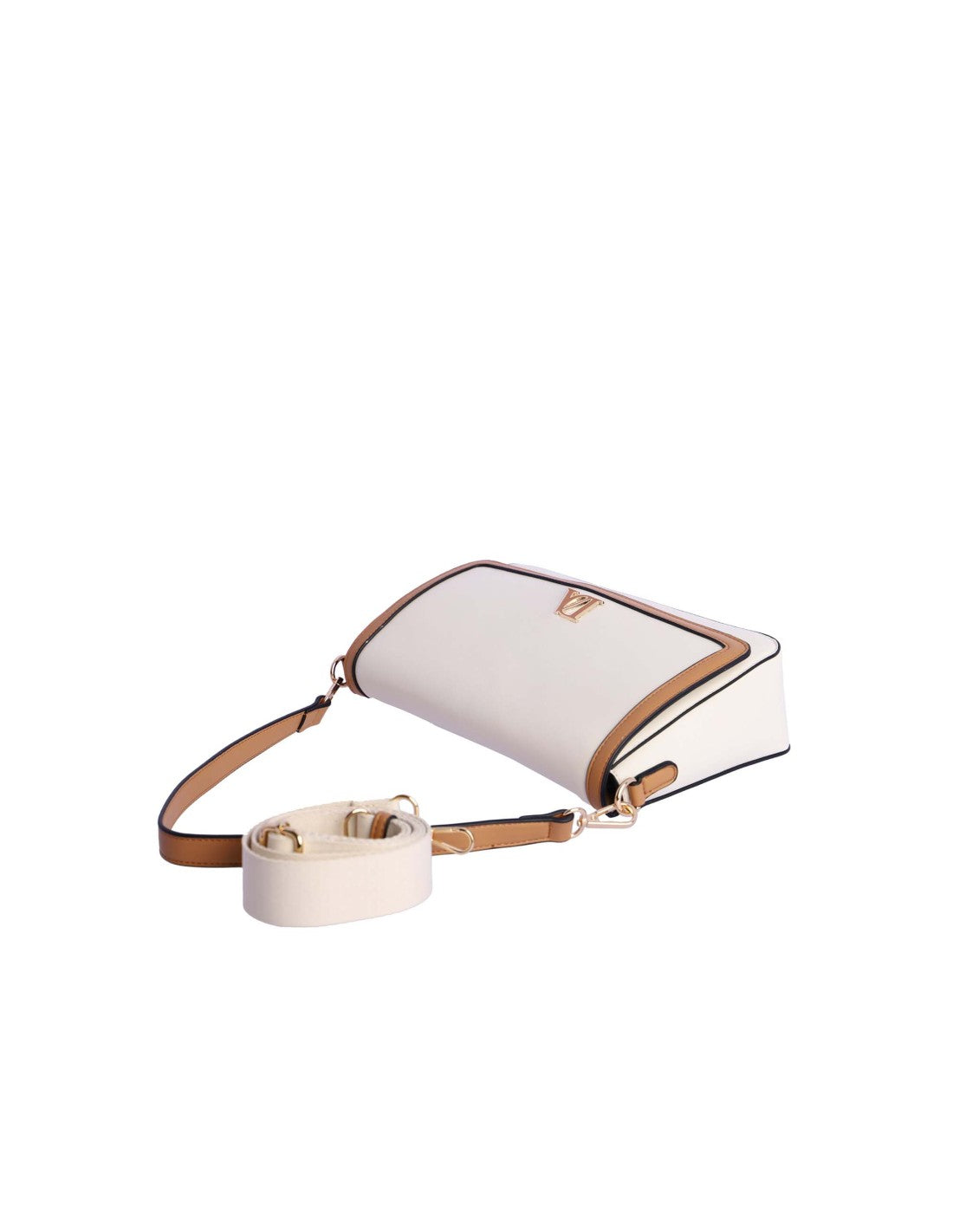 Bolso de Hombro con Bandolera Don Algodón Alexa Blanco