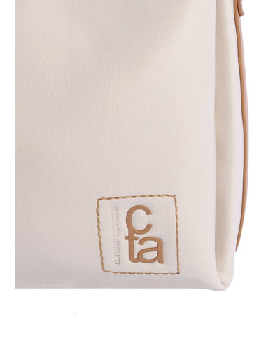 Bolso de hombro Coronel Tapiocca Gressan Marfil