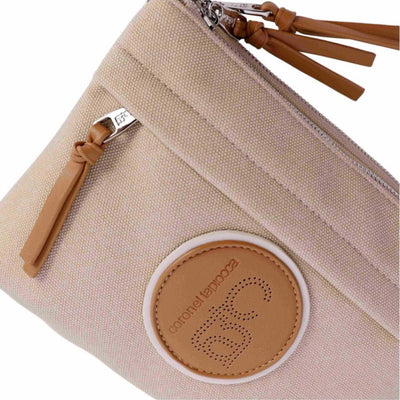 Bandolera doble compartimento Coronel Tapiocca Biella Beige