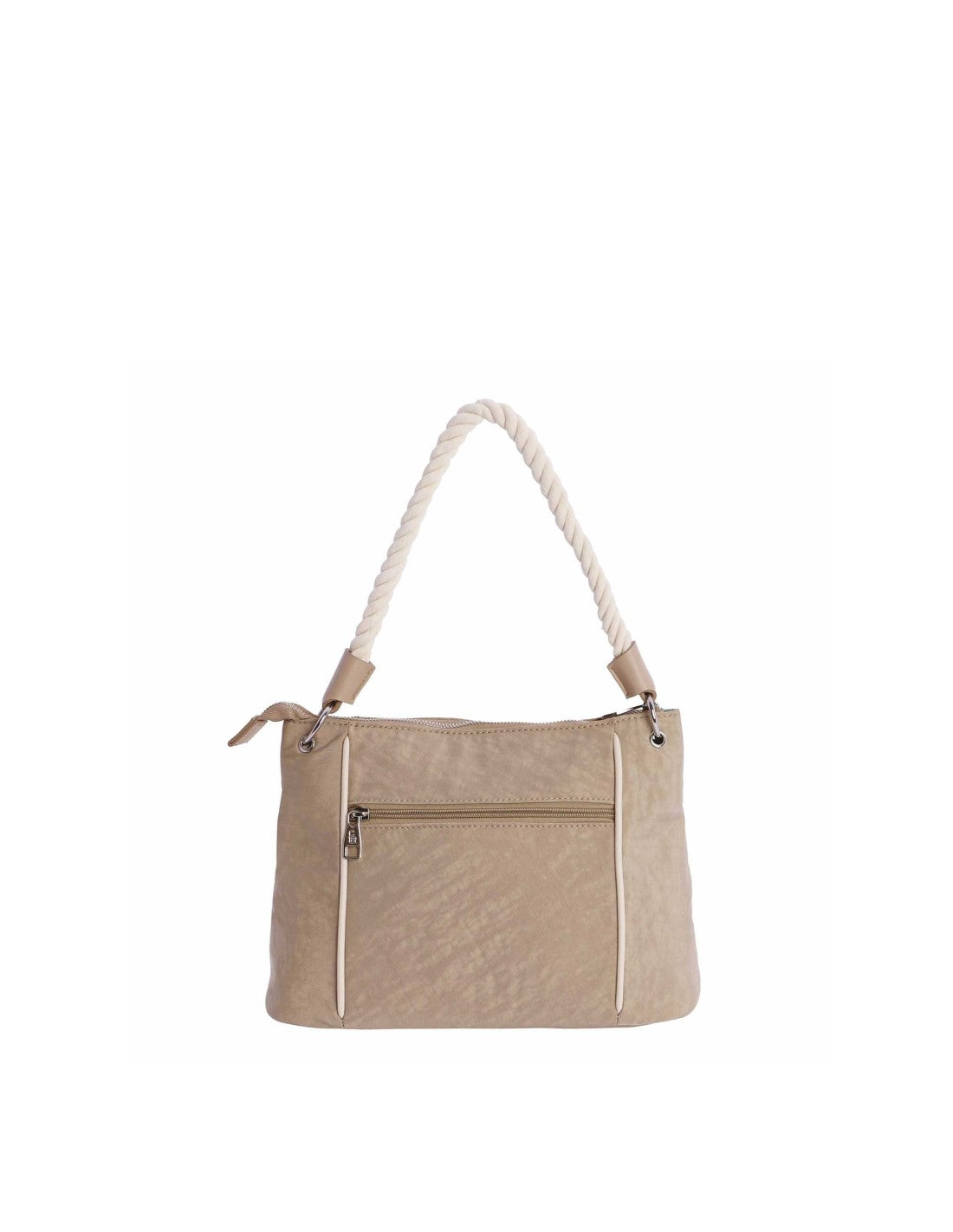 Bolso de hombro con bandolera Coronel Tapiocca Magland Beige