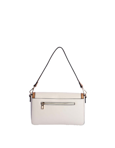 Bolso de Hombro con Bandolera Don Algodón Alexa Blanco