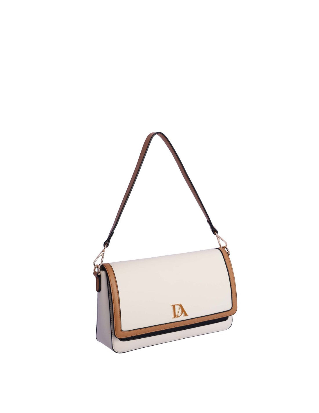 Bolso de Hombro con Bandolera Don Algodón Alexa Blanco