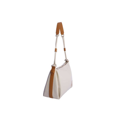 Bolso de hombro Coronel Tapiocca Gressan Marfil