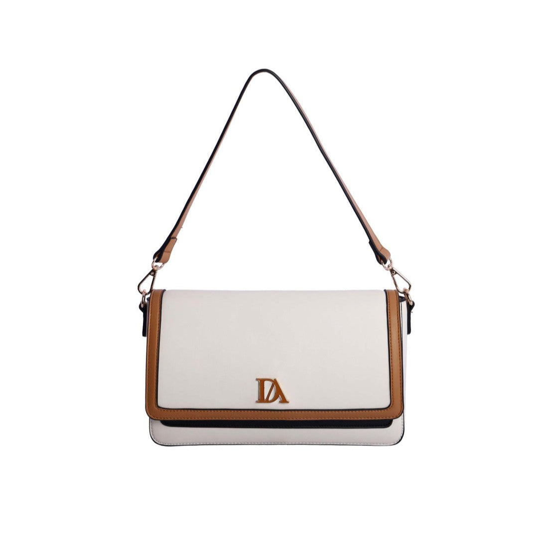 Bolso de Hombro con Bandolera Don Algodón Alexa Blanco