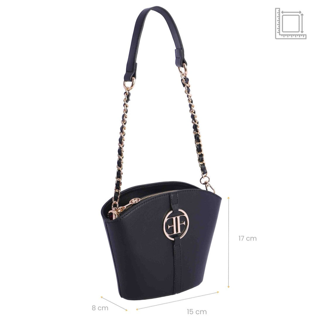 Bolso bandolera Eferri Carlota Negro
