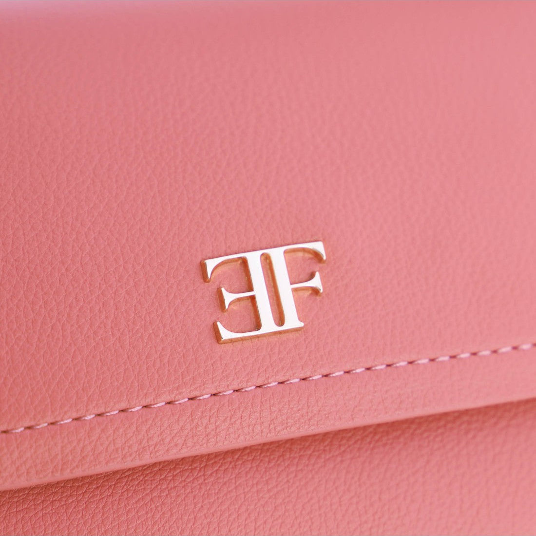 Bolso de hombro solapa Eferri Bea Rosa
