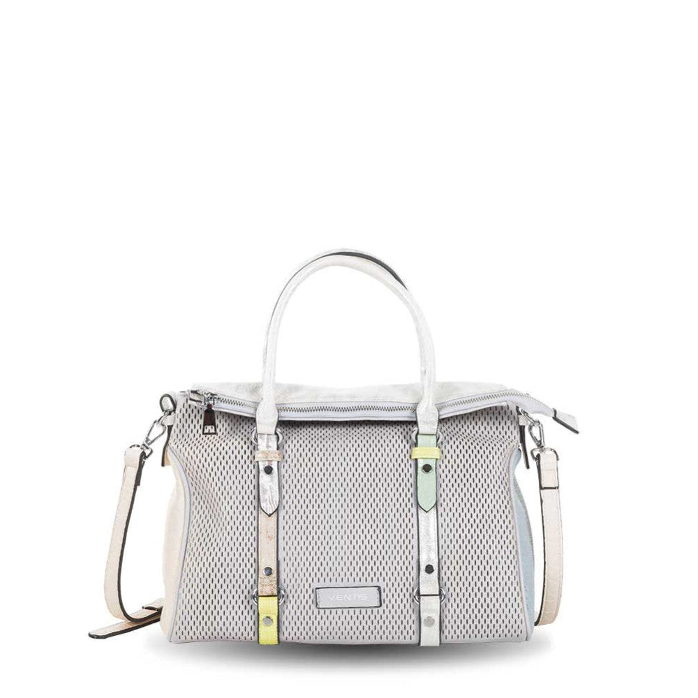 Bolso con Bandolera frontal perforado Ventis color Gris