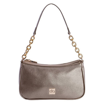 Bolso de Hombro Don Algodon Eventos Metallic Oro