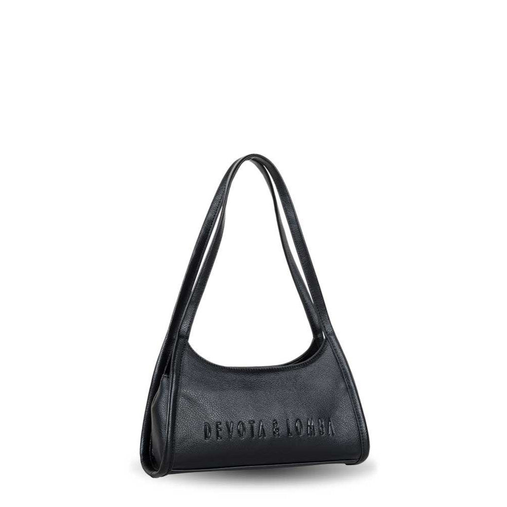 Bolso de hombro Devota & Lomba Ground Negro