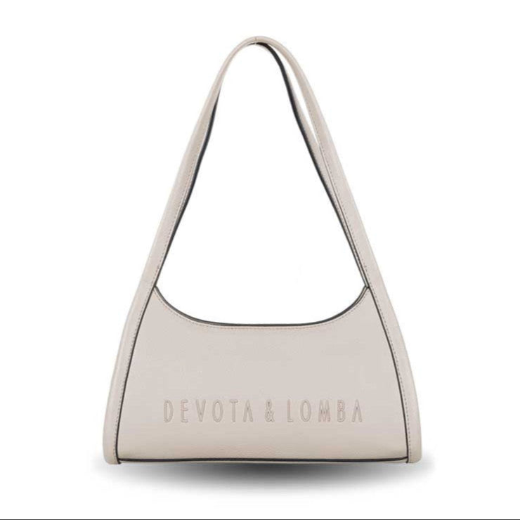 Bolso de hombro Devota & Lomba Ground Taupe