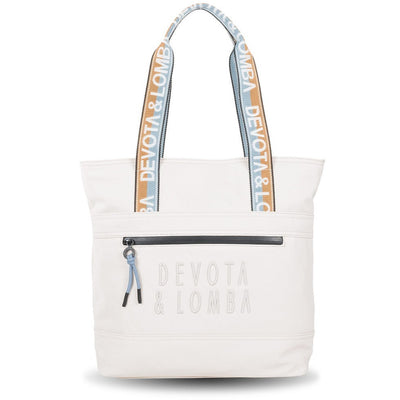 Bolso Shopper Devota & Lomba Match Blanco