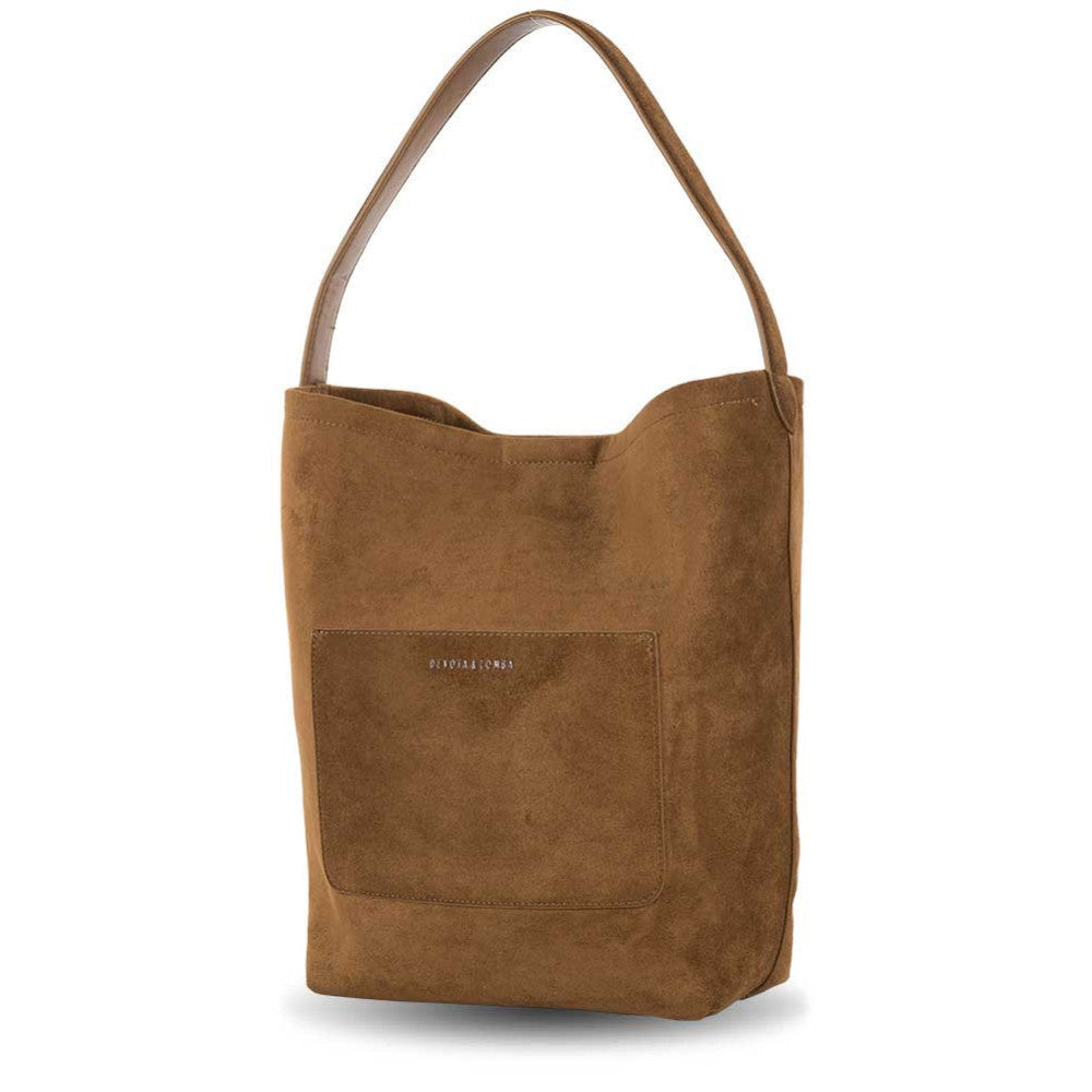 Bolso de hombro Devota & Lomba Smooth Camel