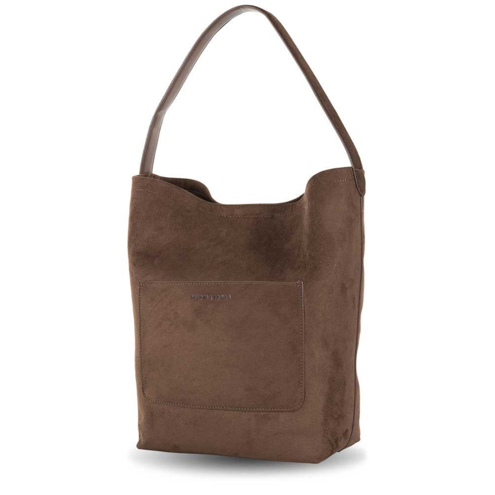 Bolso de hombro Devota & Lomba Smooth Marrón