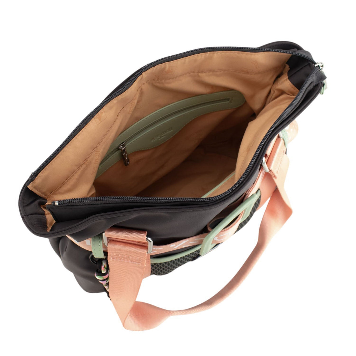 Bolso Shopper Pepe Moll Anais Licra Tri-Grafito