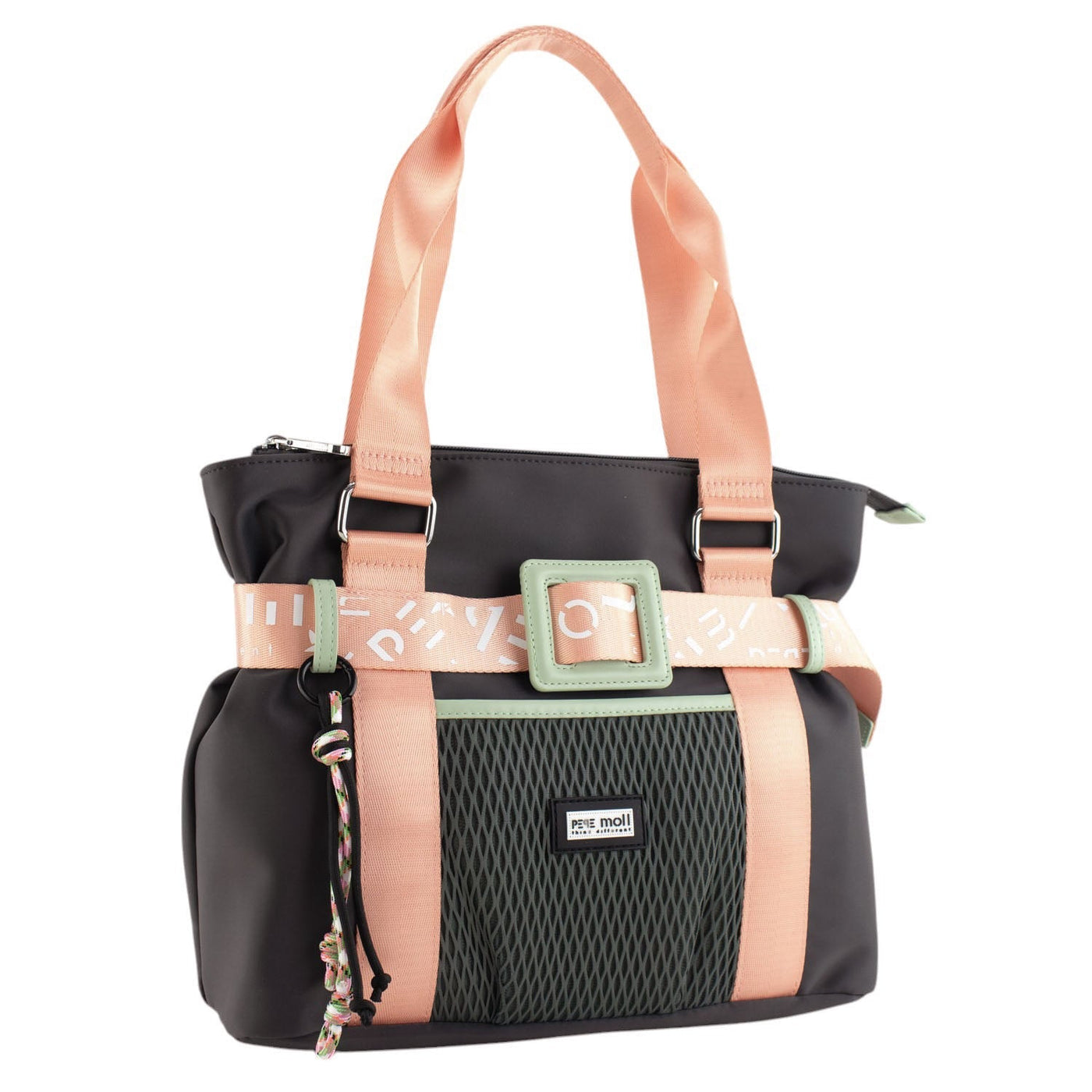 Bolso Shopper Pepe Moll Anais Licra Tri-Grafito
