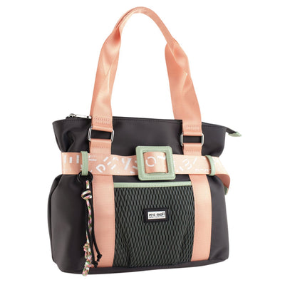 Bolso Shopper Pepe Moll Anais Licra Tri-Grafito