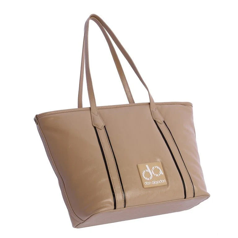 Bolso Shopper Don Algodon Alice Beige