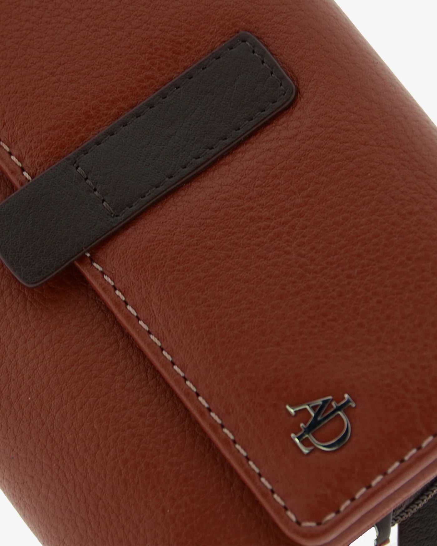 Billetero de Piel (16 X 9cm) monedero de cremallera Adapell Affinita Chili