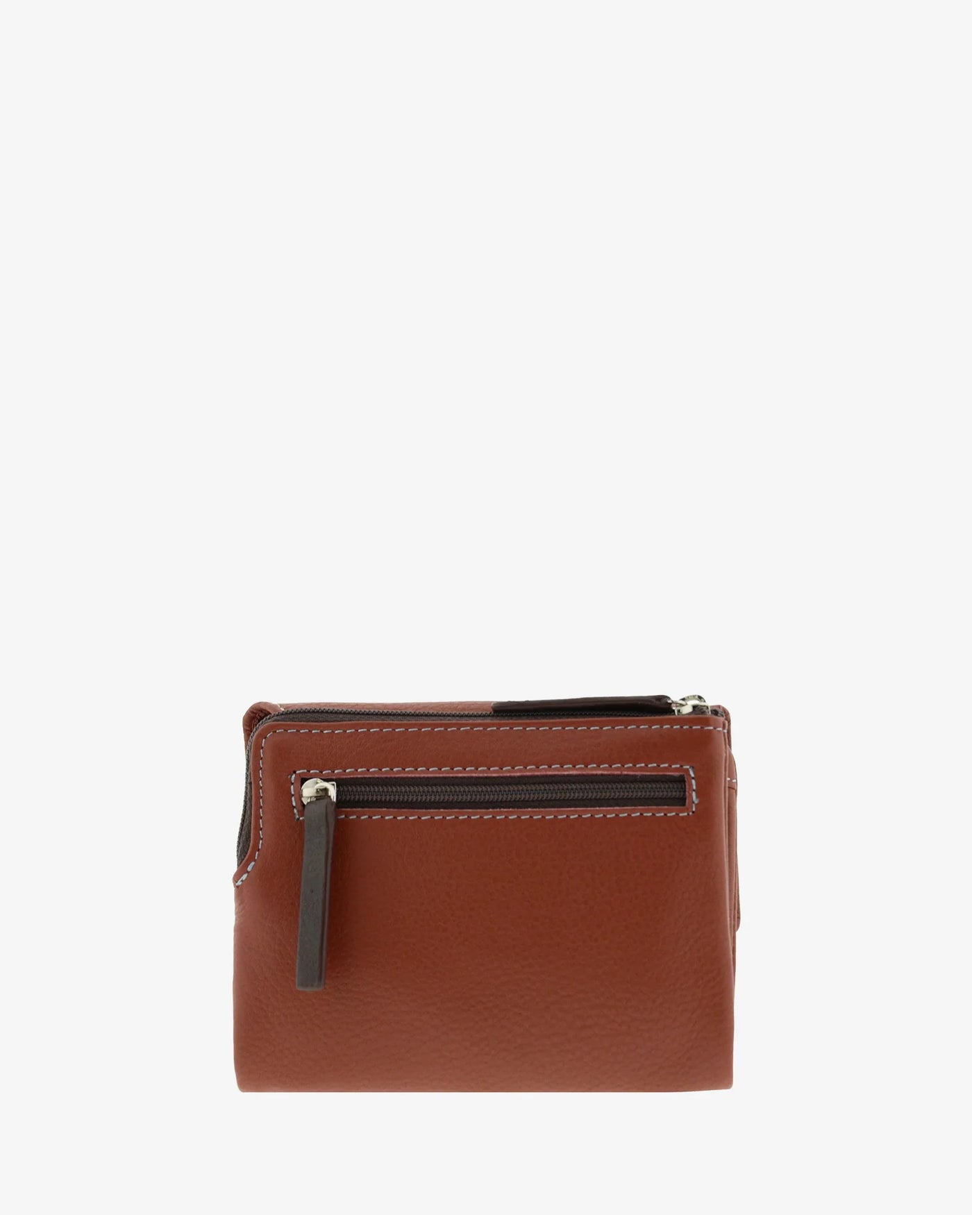 Billetero de Piel (14 X 9cm) monedero de cremallera Adapell Affinita Chili