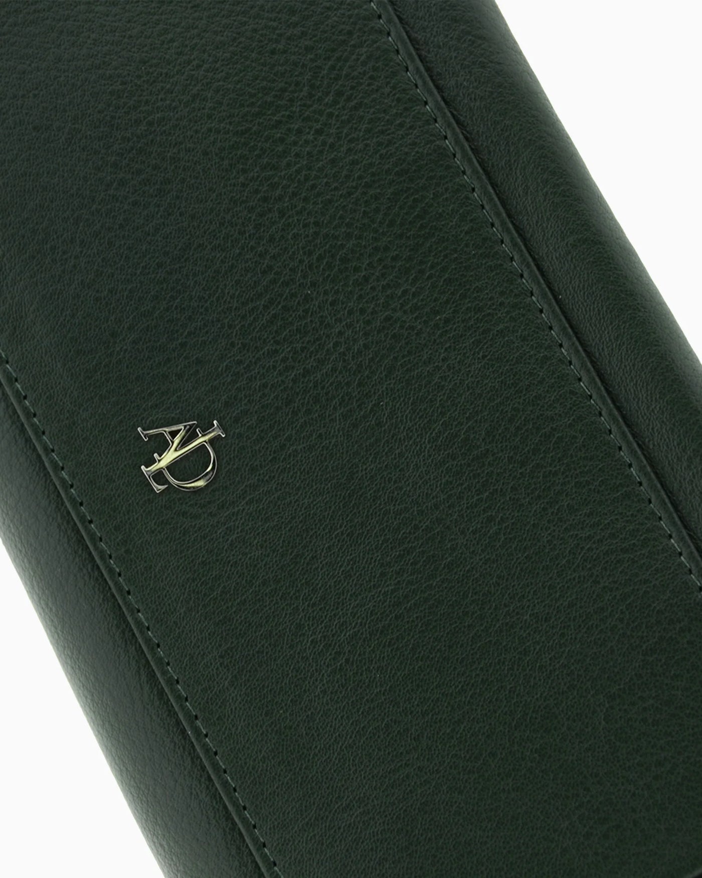 Billetero de Piel (20 X 10cm) de cremallera Adapell Lettera Verde