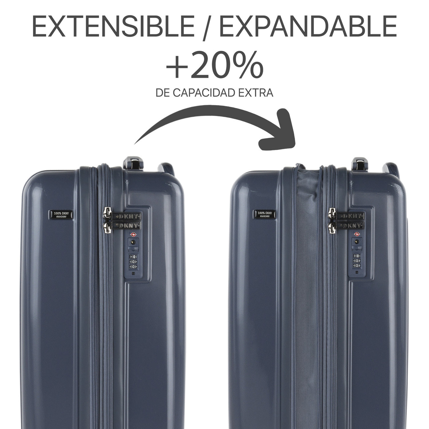 Maleta Cabina DKNY - 1030 (55 x 36 x 23 cm)