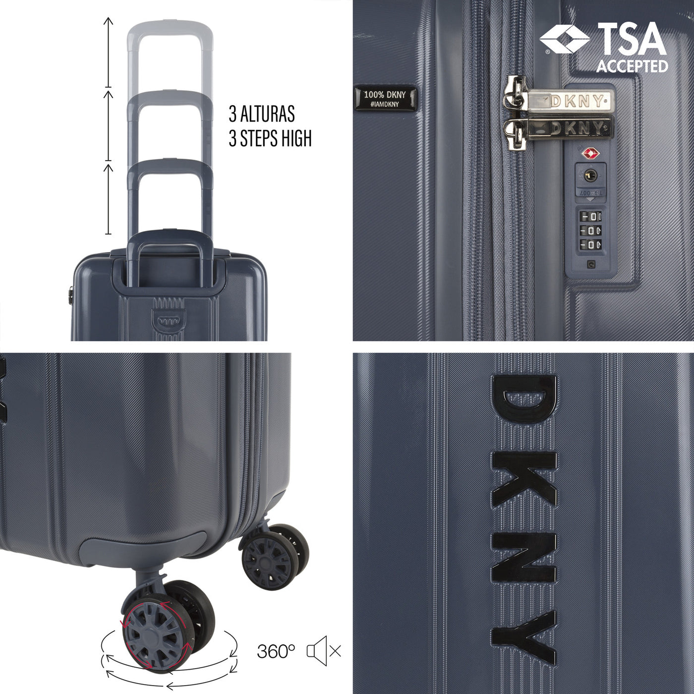 Maleta Cabina DKNY - 1030 (55 x 36 x 23 cm)