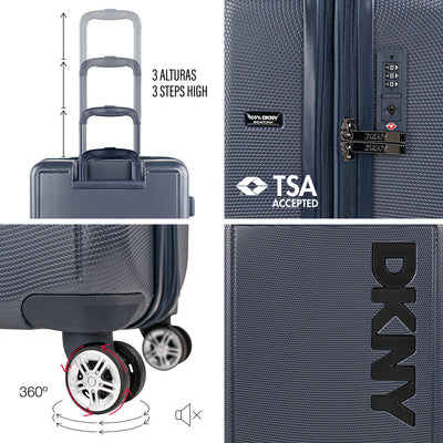 Juego de 3 Maletas Cabina, Mediana y Grande DKNY - 3103 Simply Put