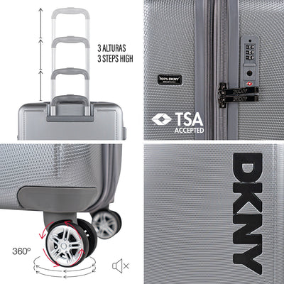 Juego de 3 Maletas Cabina, Mediana y Grande DKNY - 3103 Simply Put