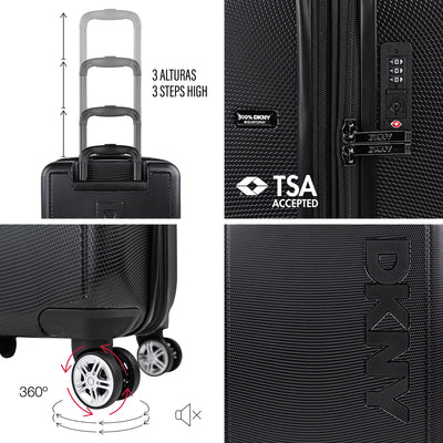 Juego de 3 Maletas Cabina, Mediana y Grande DKNY - 3103 Simply Put