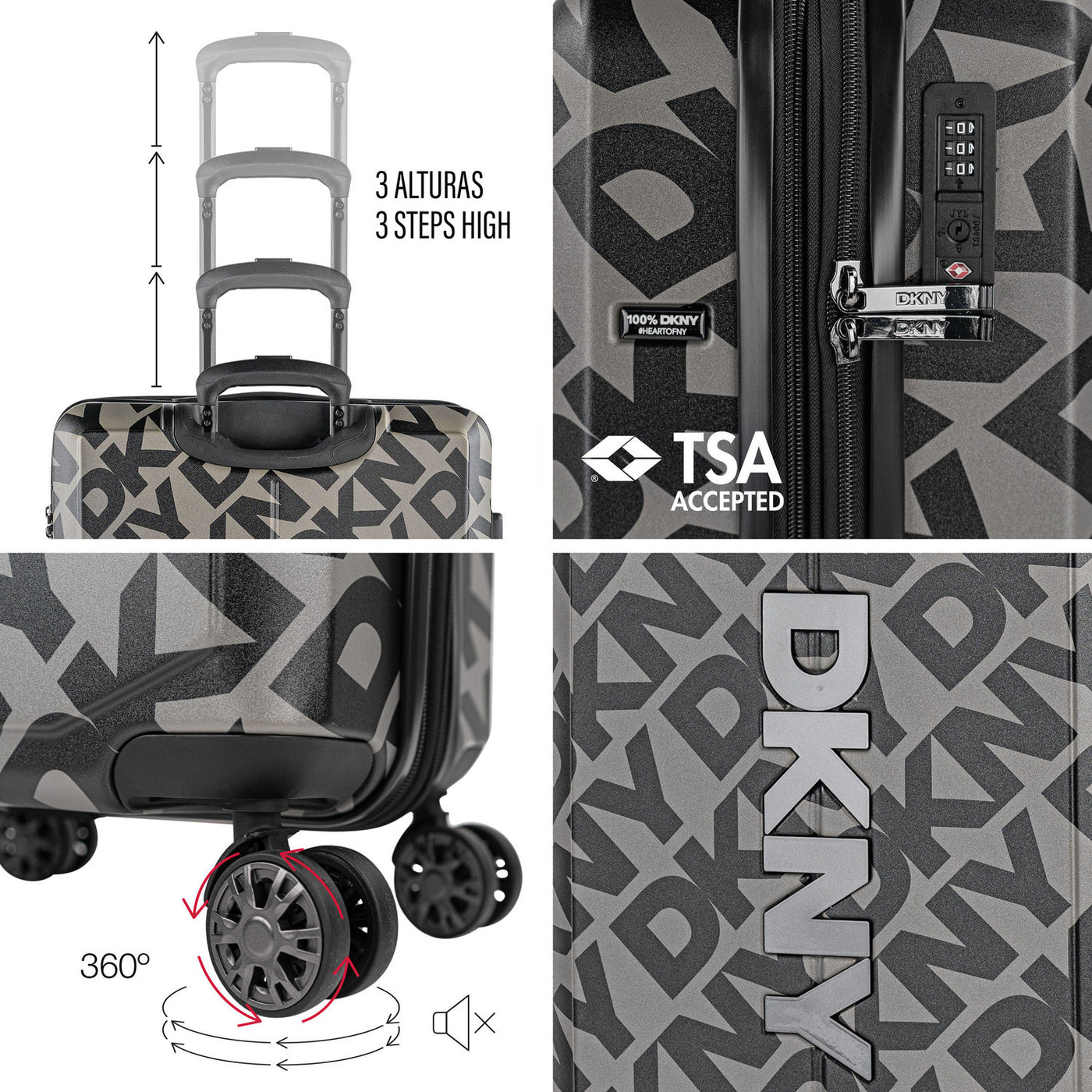 Maleta Grande 77Cm Step & Repeat Dkny -3100 Step & Repeat