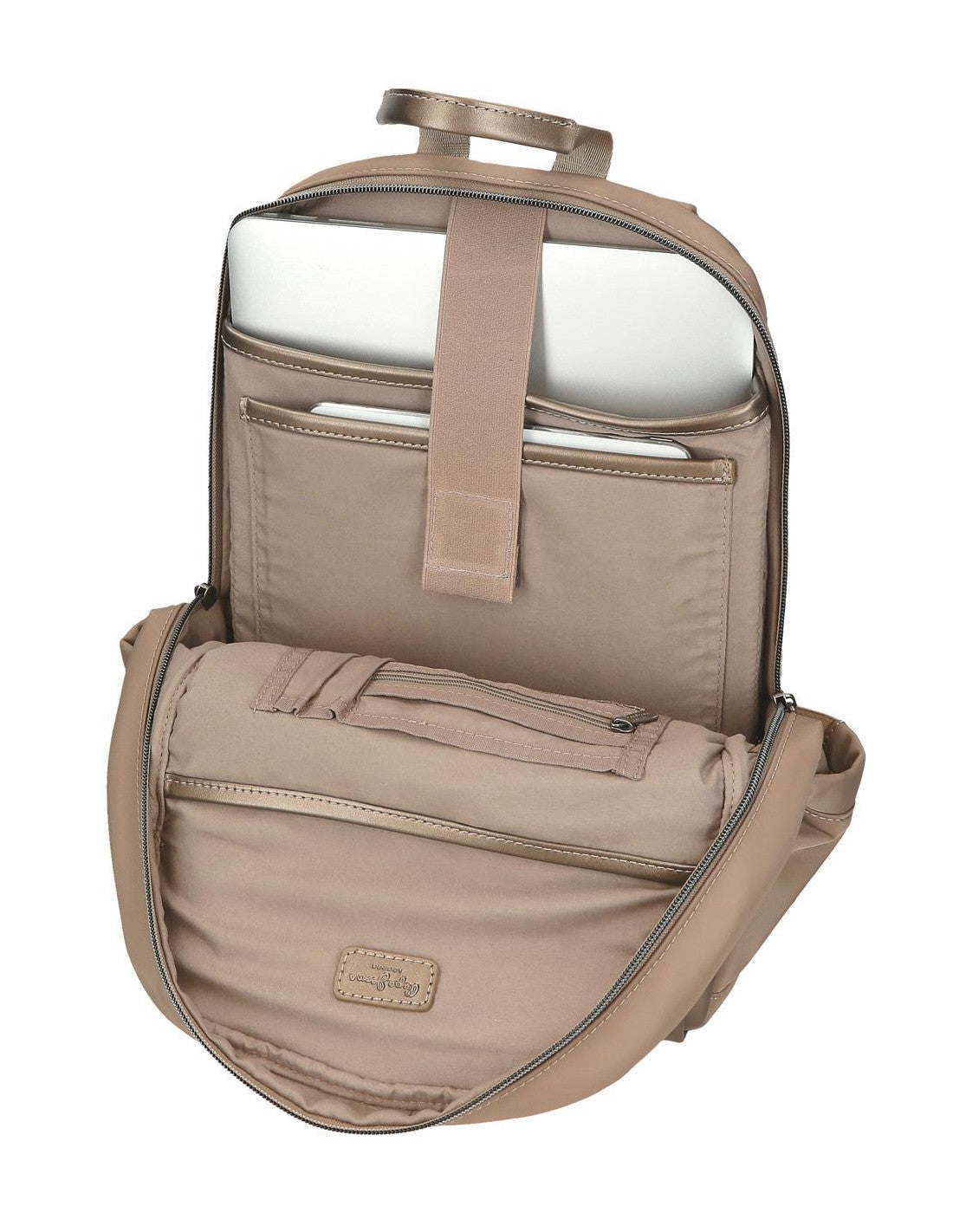 Mochila porta ordenador 37cm Pepe Jeans Ruby Taupe
