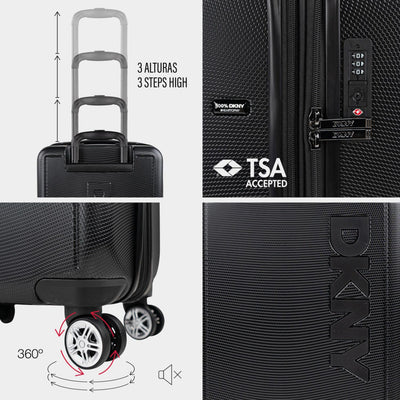 Juego de 2 Maletas Cabina y Mediana DKNY - 3103 Simply Put