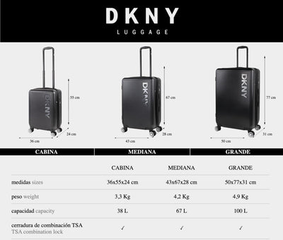 Juego de 2 Maletas Mediana y Grande DKNY - 3103 Simply Put